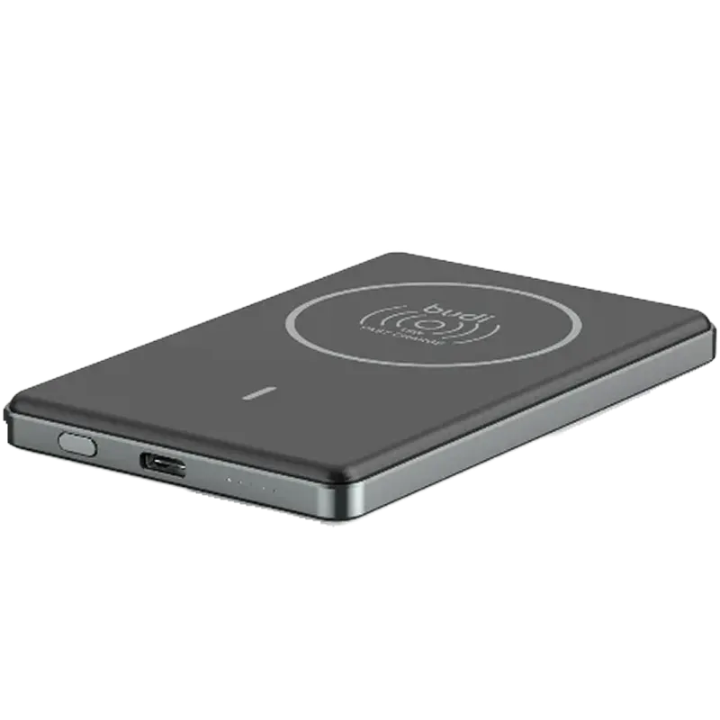 Budi PB805G 5000mAh Ultra Thin Magnetic Power Bank Mascom International.webp